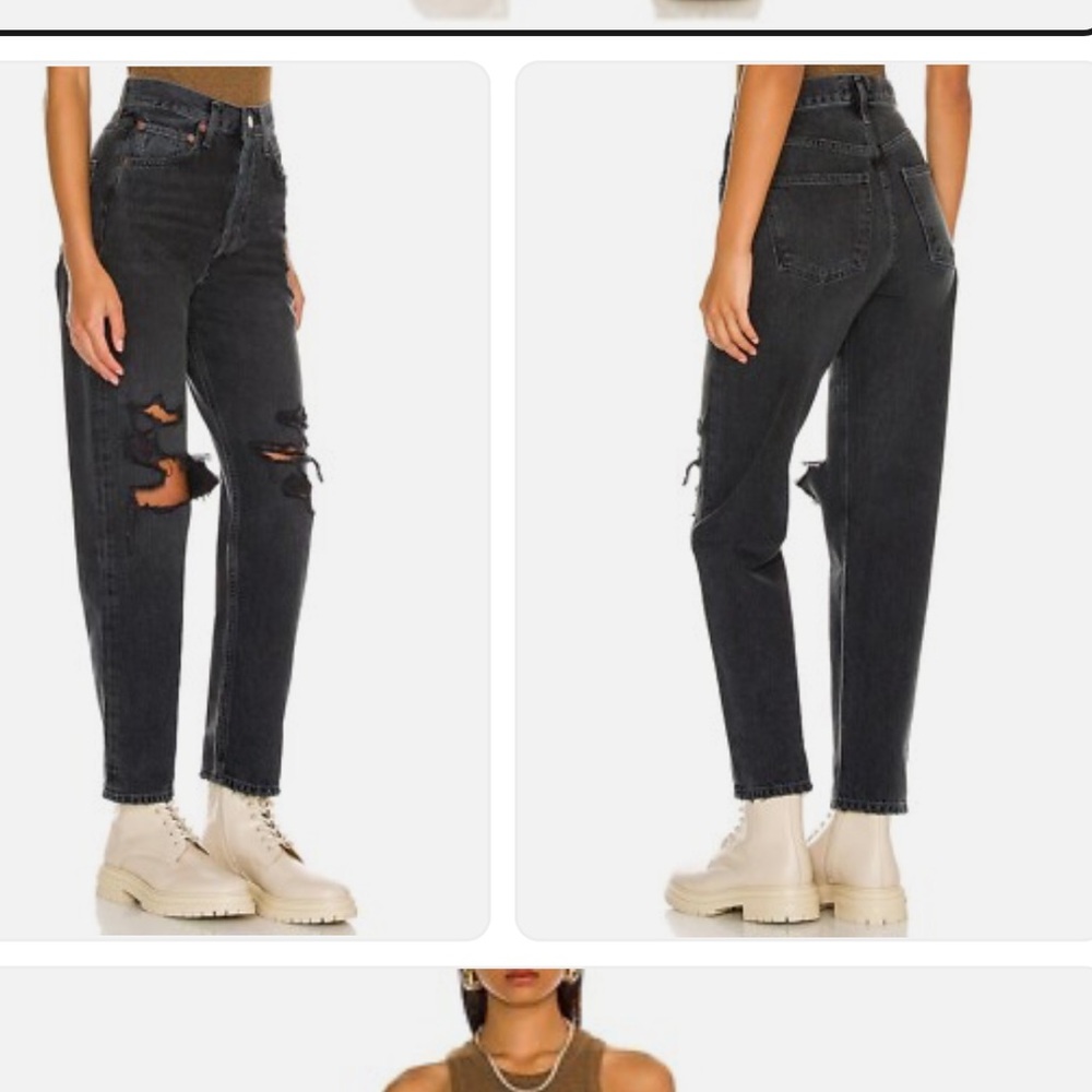 Revolve Agolde 90s Distressed Vagabond Jean - Picture 2 of 11